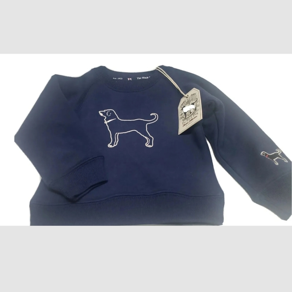 MV THE BLACK DOG  Baby Navy Blue Crew Sweatshirt Sz 6 Months  Great Gift!